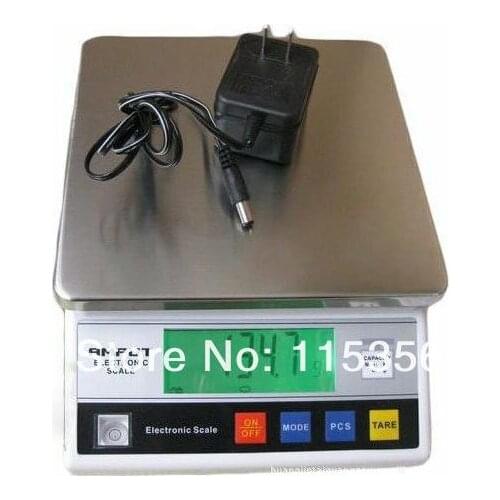 EMS free shipping APTP457A 7.5kg x 0.1g Precision electronic bench kitchen scale Piece Counting table top Industrial Libra