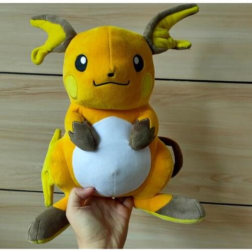 Anime Games Pokemon Pikachu series 30CM original Raichu plush toy Swire armor stuffed toys A birthday present for children