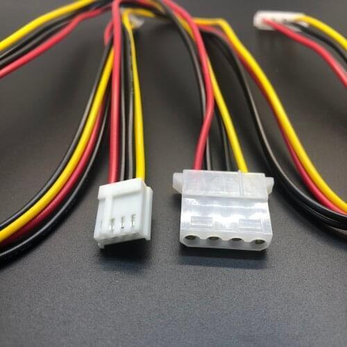 50CM 4Pin Molex IDE Female To Small 4Pin ATA Female Power Supply Cable to 4Pin Floppy Drive Adapter PC Connector Cord PSU 18AWG