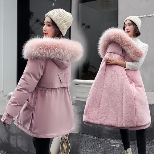 Fashion Winter Jacket Thick Warm Short Parkas Women Winter Coat Elegant 8 Colors Cotton Hooded Jackets Female Outwear