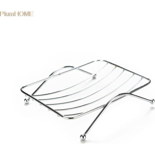 Stainless Steel Soap Dishes Rust-resistant Saver Basket for Bathroom Toilet Shower Soap Holder Case Brand Bathroom Accessories