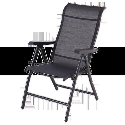 Folding recliner lunch chair office nap net cloth armchair computer chair beach chair dining chair