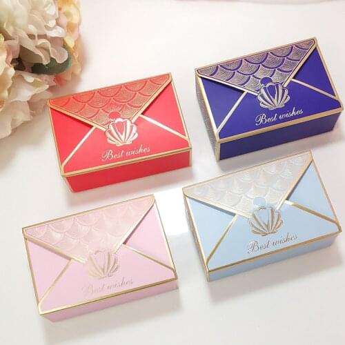 Marriage and joyful box web celebrity INS personality wedding table sugar european-style envelope box of direct selling
