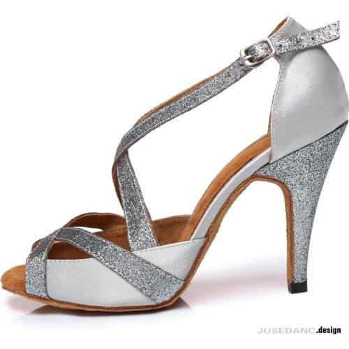 Latin Dance Shoes Party Shoes Wedding Shoes Dance Shoes Ballroom Ballroom Shoes High Heel Suede Outsole IDancing