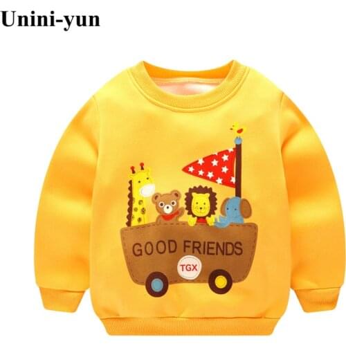 Unini-yun Baby Boys Spring/Autumn Pullover Tops Babies Boy Long Sleeve Letter T-Shirt Sweatshirt Clothing Toddler Clothes 12M24M