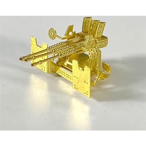 1/200 25mm DIY Triple Barrels Ship Anti-Aircraft Gun for Japanese Model Ship 1/200 Scale Modification Parts