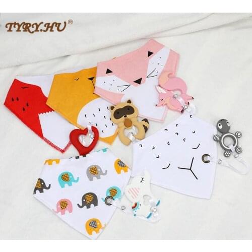 10 PCS Baby Bibs Waterproof Triangle Cotton Cartoon Child Baberos Bandana Bibs Babador Dribble Bibs Newborn Absorbent Baby Cloth