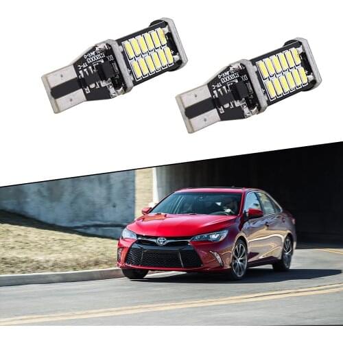 2x W16W T15 LED Bulbs 30SMD Canbus Backup Reserve Light 921 912 Bulb for Toyota Camry XV10 XV20 XV30 XV40 XV50 XV70 1997~2020