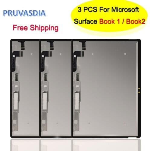 3 Piece /lot Lcd For Microsoft Surface book 1 1703 1704 1705 1706 Book 2 1806 1832 LCD Display Touch Screen Digitizer Assembly