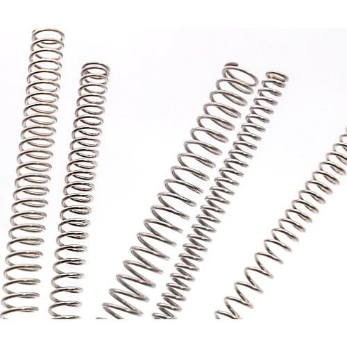 5PCS Wire Diameter 0.6/0.7mm 304 Stainless Steel Compression Spring Length 305mm Y Type Compressed Spring