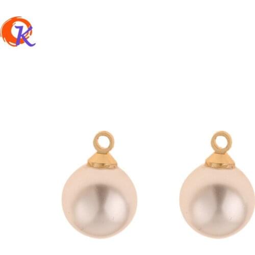 Cordial Design 100Pcs 10*14MM Jewelry Accessories/Genuine Gold Plating/Imitation Pearl/Hand Made/DIY Making/Earring Findings