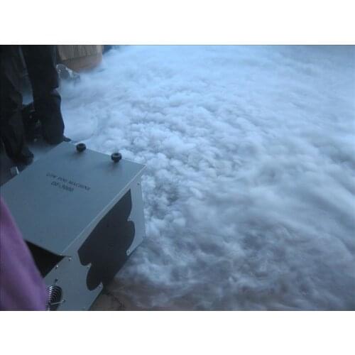 Free shipping awesome Continuous 3000W Low Lying Ground Fog Machine with Oil and Frozen Ice(no need CO2 dry ice) Stage Equipment