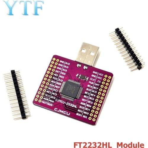 CJMCU-2232 FT2232HL USB to UART FIFO SPI I2C JTAG RS232 module