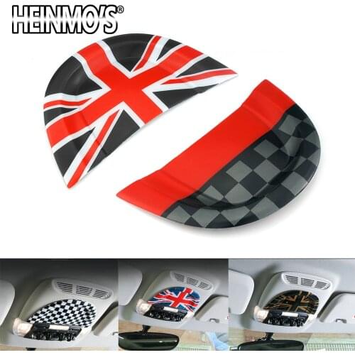 For MINI Cooper F54 F55 F56 F60 Car Styling Interior Roof Reading Light Frame Sticker For MINI Countryman Clubman Accessories