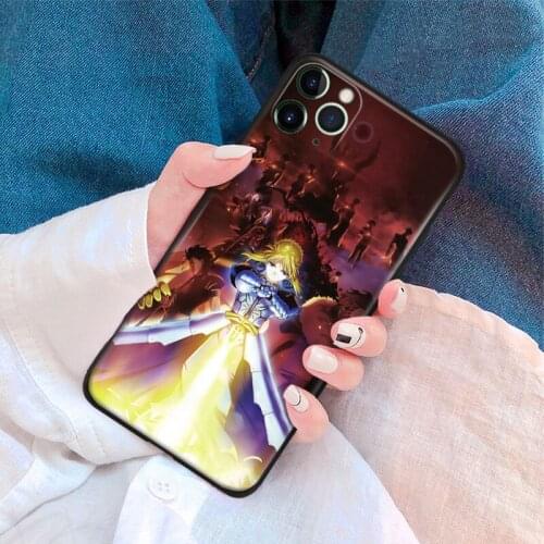 Fate Zero Poster Saber Excalibur anime For iPhone se 6 6s 7 8 plus x xr xs 11 12 mini pro max soft silicone phone case cover