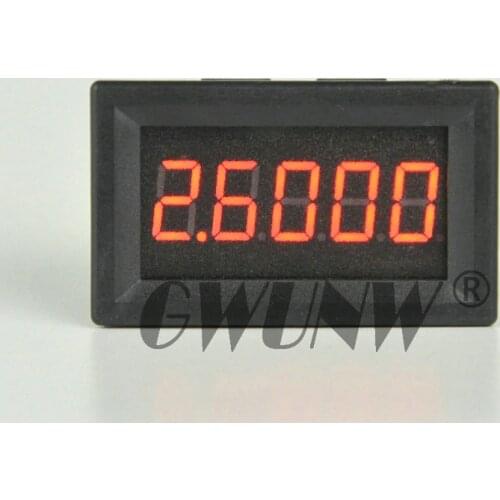 GWUNW DC 0-5.0000A(5A) digital ammeter 5 bit 0.36 inch