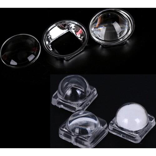 Hot 20W-120W Glass LED Lens Reflector LED 44mm Lens+Reflector Collimator/ 50pcs LED Lens Reflector Collimator