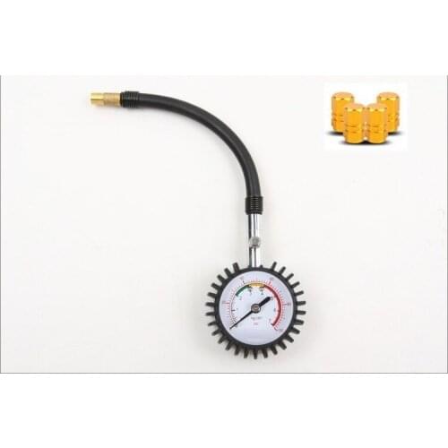 Tire pressure gauge tyre pressure monitor with tire exhaustion outgassing valve