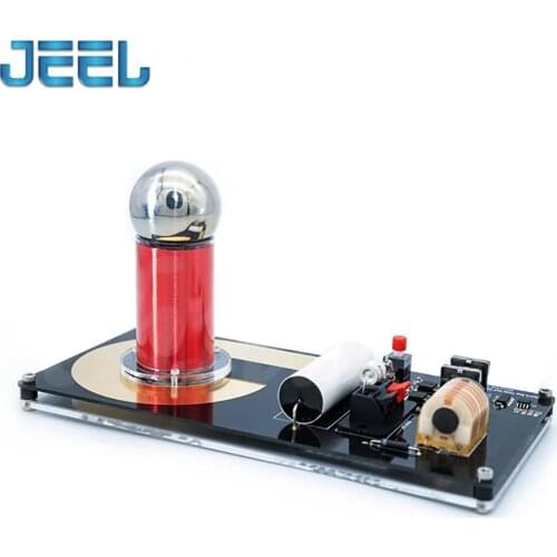 Mini 5cm Tesla Coil, Artificial Lightning Generator Transmission Air Lighting Physics Teaching DIY Tools