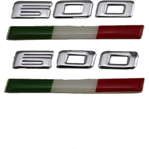 KODASKIN Motorcycle 3D Raise Emblem Sticker Decal for 600 black sliver