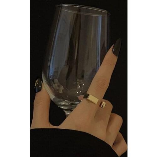 Surprise Price Jewelry Gift Vintage Charm Geometric Opening Adjustable Female Ring Vintage Party Ring for Women Couple Rings