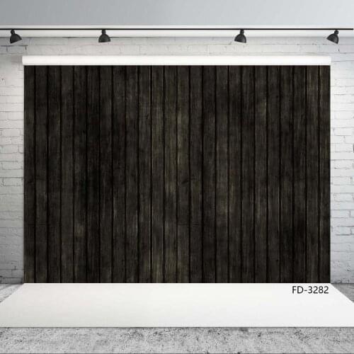 Dark Color Wooden Board Texture Photography Background Decoration For Baby Pet Food Portrait Planks Backdrops Photo Studio Props