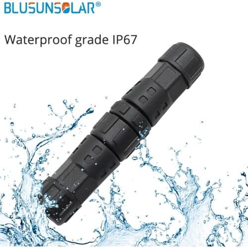 M12 waterproof electrical connector Wire To Wire Field Assembly Thread Solder 2,3,4,5,6,7,8 pin