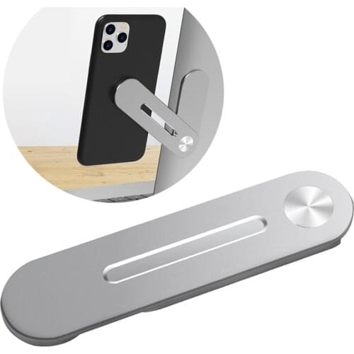 2x Laptop Side Mount Cellphone Phone Holder Bracket Fixed Slim