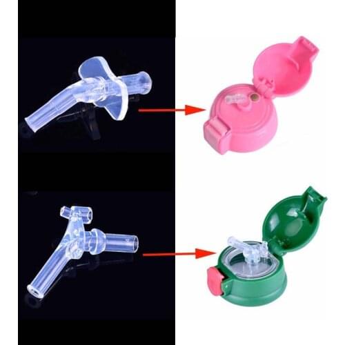 3Pcs Reusable Drinking Straws Spare Silicone Straw Replacement Children Baby Straw for Thermos Mug Vacuum Cup Travel Bottle