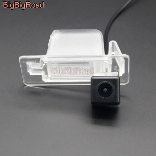BigBigRoad Car Rear View CCD Camera For Cadillac ATS Escalade / GMC Yukon XL / For Chevrolet Suburban Tahoe Malibu XL 2016 2017
