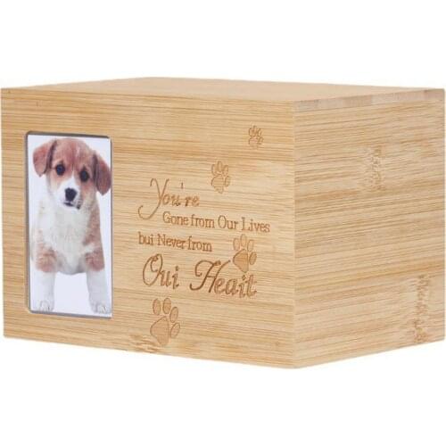 Bamboo Urns Pet Dog Cat Birds Mouse Cremation Ashes Urn Keepsake Casket Columbarium Animal Memorial Funeral Cremation Urn