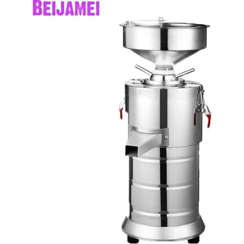 BEIJAMEI 15kg/h Commercial Peanut Butter Machine Colloid Mill Electric Sesame Almond Paste Maker