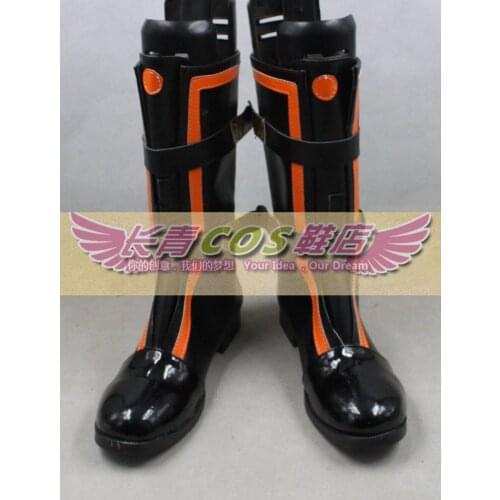 GOD EATER 2 Kouta Black Long Cosplay Boots C006