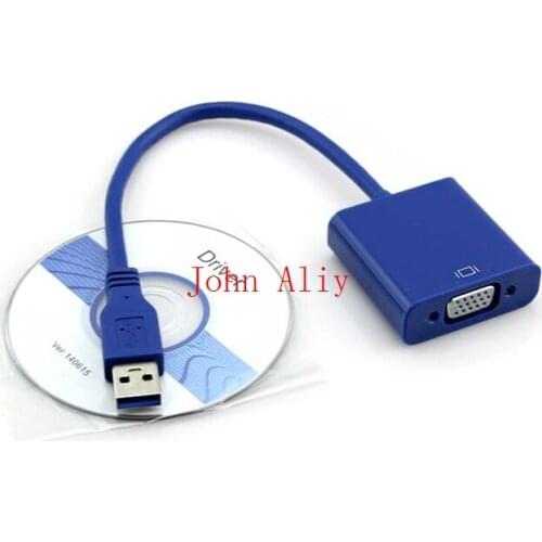 Hot sale USB 3.0 to VGA Multi-display Graphic Converter Adapter Cable 1920x1080 HD for Win7/8