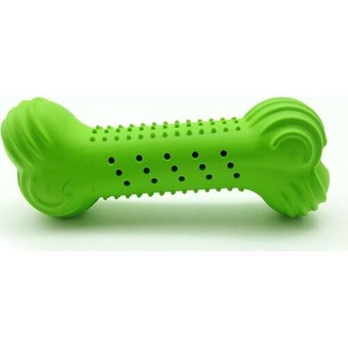 Red Interdigital Region Pets Toys AVEVA Rubber Crunchy Ringing Sound Bone Dog Toys Bite A Molar Tooth Articles