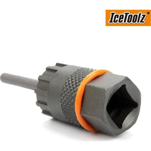 Icetoolz 09C1 Bicycle Freewheel Tools Cassette Lockring Tool with Guide Pin Center Lock Disc Brakes Remover Bike Repair Tools