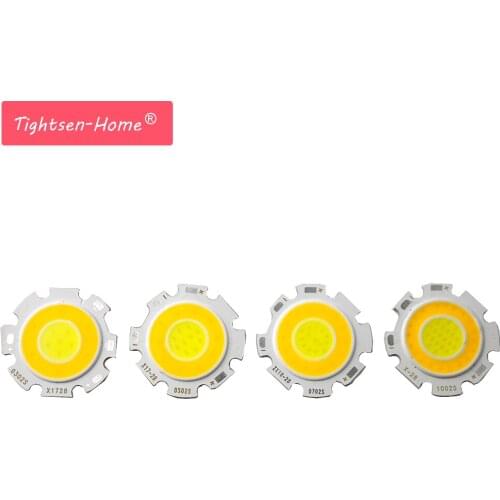 10PCS 28MM Double color 3000-6500K dimmable Round LED COB chip Light Source Module 3W 5W 7W 10W COB for led light spotlight bulb