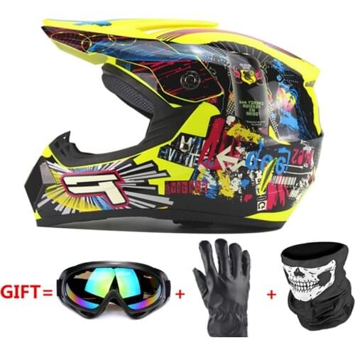 Motorcycle Helmet Full Face Helmet Moto Casco Motocross Helmet Motor Kask Capacete Da Motocicleta Racing Capacete Moto Glasses