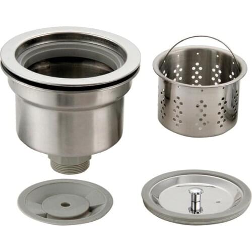 MTTUZK 304 stainless steel Kitchen Sink Drain Sink filter 160mm Large Diameter Sink Lifting Drainer