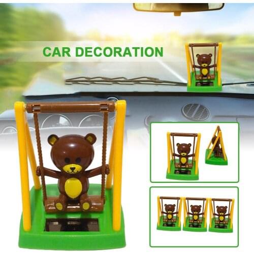 New Fashion Solar Powered Dancing Animal Swinging Animated Bobble Dancer Toy Car Decor Kids Toys Gift