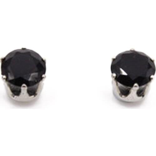 New Round Earrings For Women Men Punk ear cuff earrings Crystal Zircon Magnetic Magnet clip