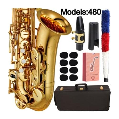New MFC Saxophone Alto 480 Professional Alto Sax Custom Series High Saxophone Gold Lacquer With Mouthpiece Reeds Neck Case