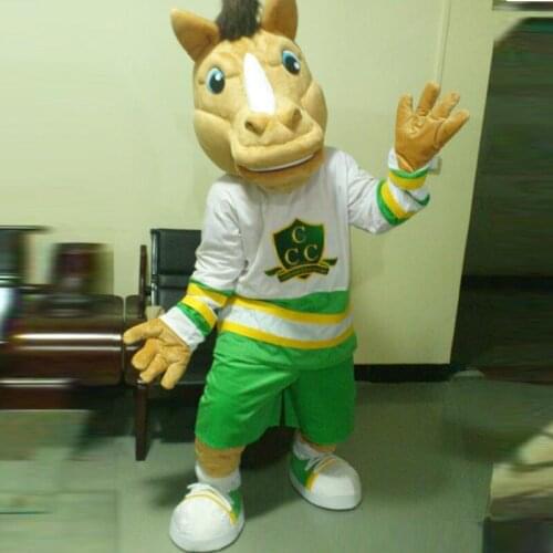 Ohlees Sport Team Horse Mascot Suit cartoon Mascot Costumes Halloween Christmas Birthday Party Dress Costume Real Pictures