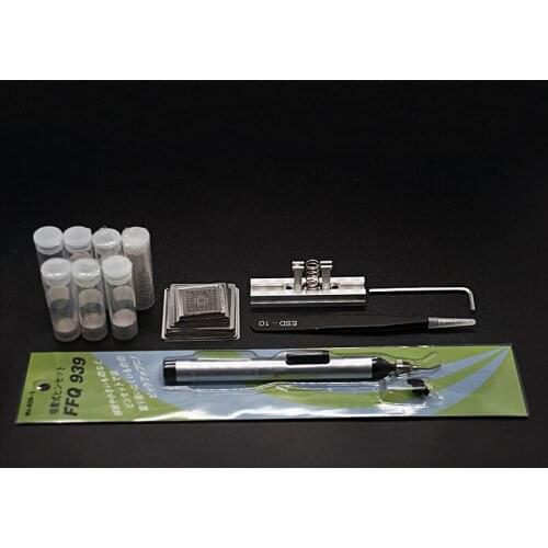 BGA Solder Reballing Balls Station BGA Reballing kit For SMT Rework Repair Heated BGA stencils 45pcs