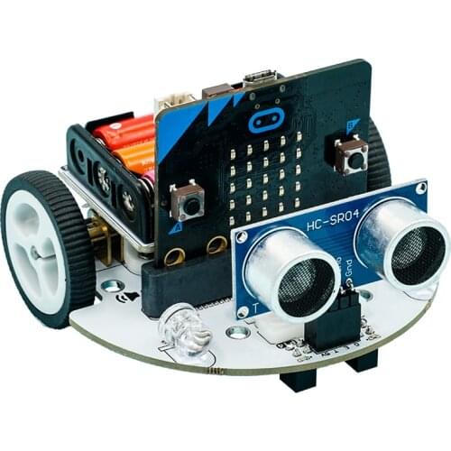 Microbit car Patrol line obstacle avoidance remote cutebot programmable robot Smart kit