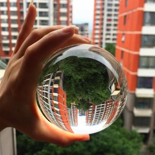 Clear Photography Crystal Ball 100 mm Glass Marbles Balls Feng shui Home Decor Sphere Magic Globe Office Presse-papier