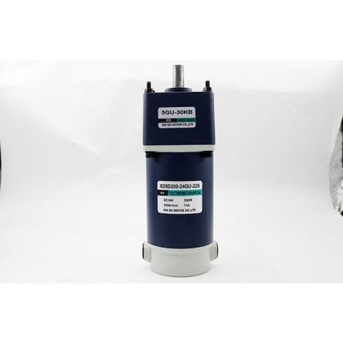 200W DC gear motor 12V24V gear low speed motor Micro speed adjustable two-way small motor