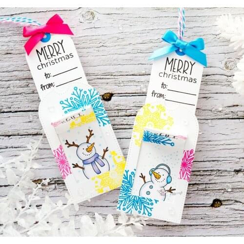 Slider tag card Metal Cutting Dies Stencils Craft Die Cut Mold for DIY Scrapbooking Album Paper Card Embossing Handmade