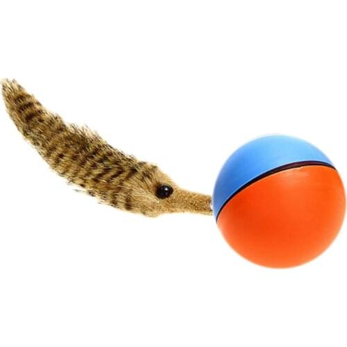 Dog Cat Weasel Jumping Moving Rolling Ball Puppy Pet Toy Play Favors