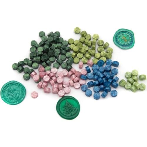 Colorful Sealing Stamp Wax Grain Granule Wax For Seal Stamp Restro Wedding Gift Card Stamp Wax Small Bag 100pcs 36 Kinds Color
